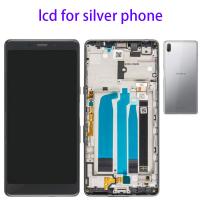 sony xperia l3 touch+lcd+frame silver original