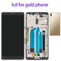 sony xperia l3 touch+lcd+frame gold original