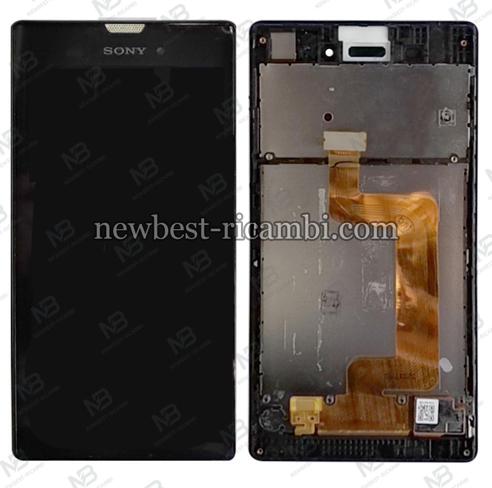 Sony Xperia T3 M50w D5102 D5103 touch+lcd+frame black original