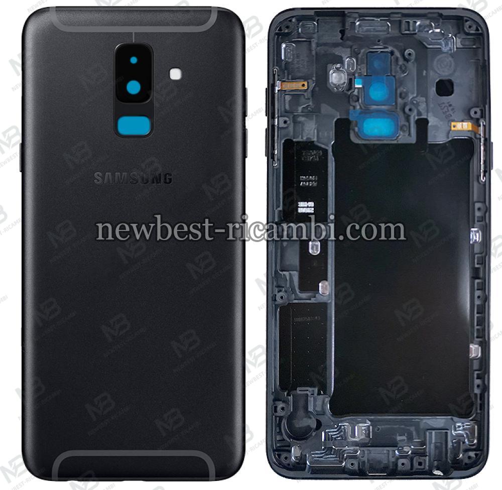 samsung a6 plus a605f back cover black original