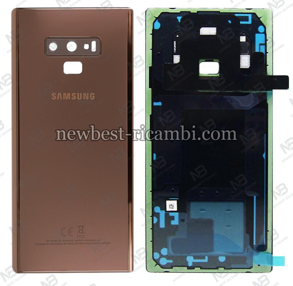 samsung galaxy note 9 n960f back cover+camera glass brown / gold AAA