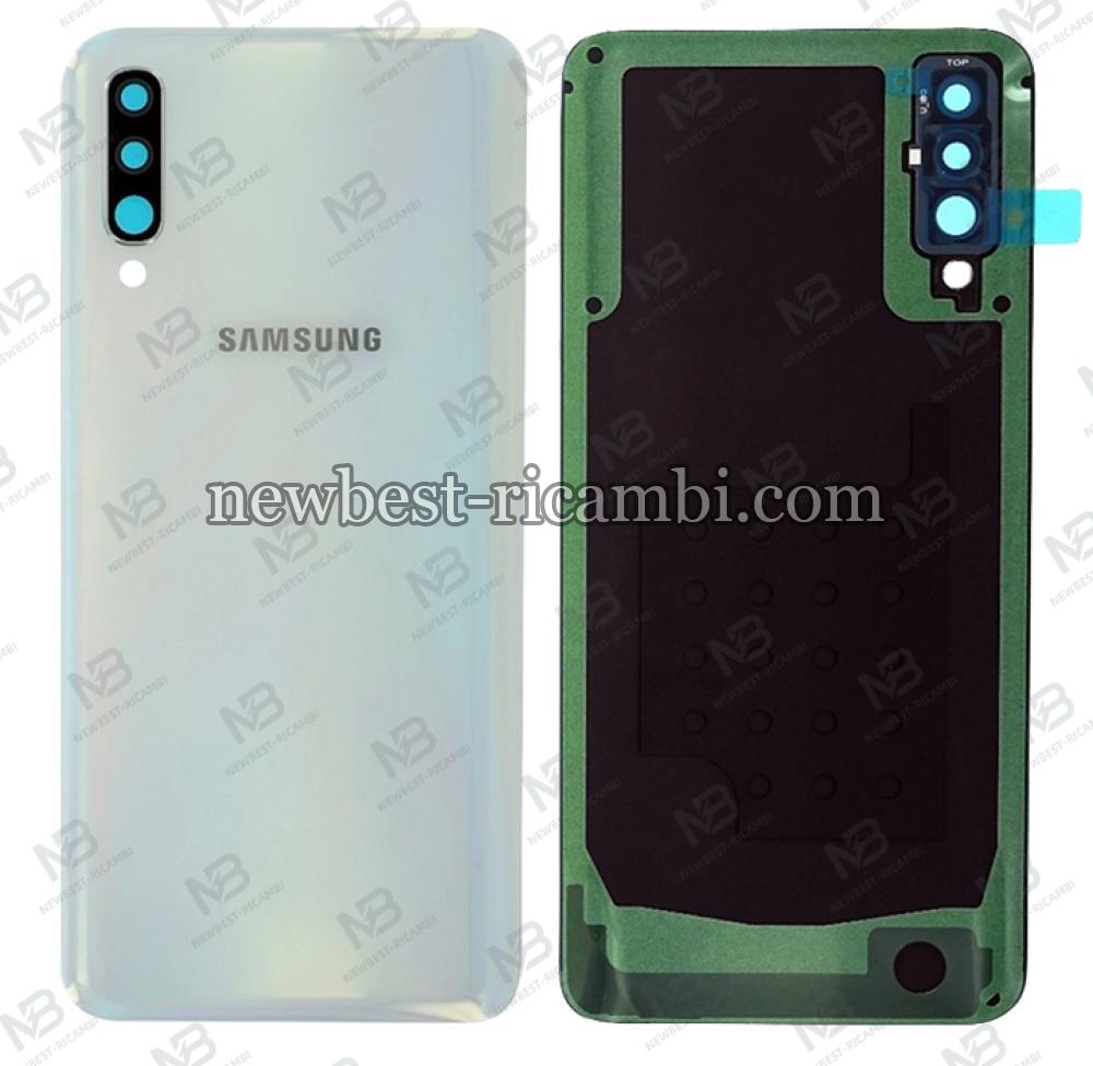 Samsung Galaxy A50 2019 A505f Back Cover+Camera Glass White Original