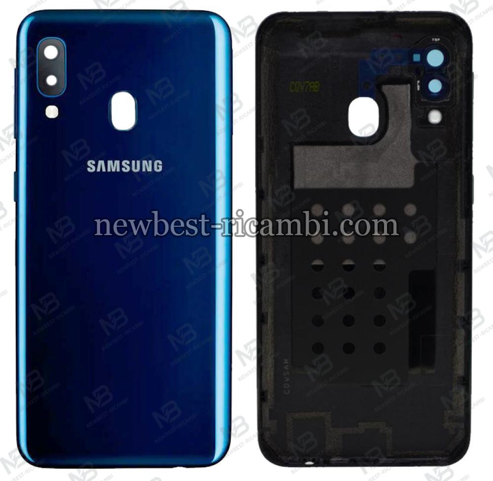 samsung galaxy a20e a202 back cover blue original