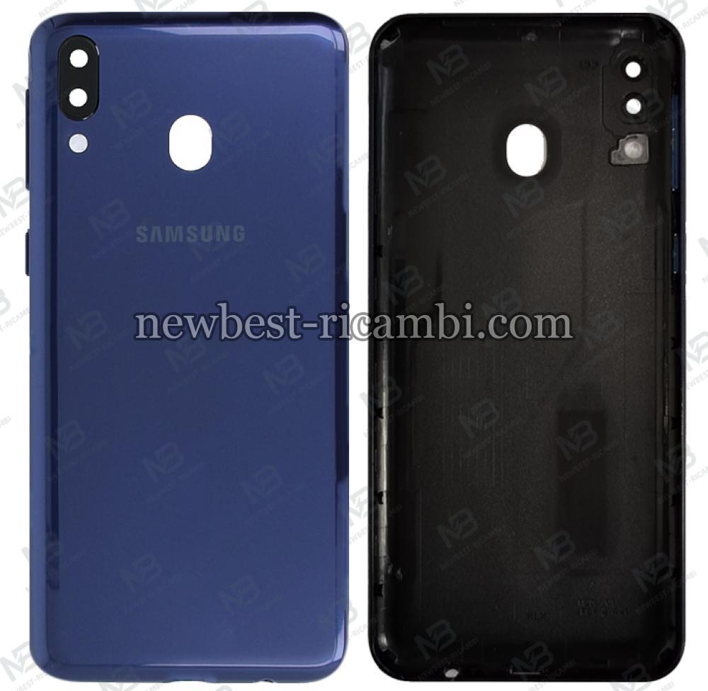 samsung galaxy m20 m205 back cover blue original