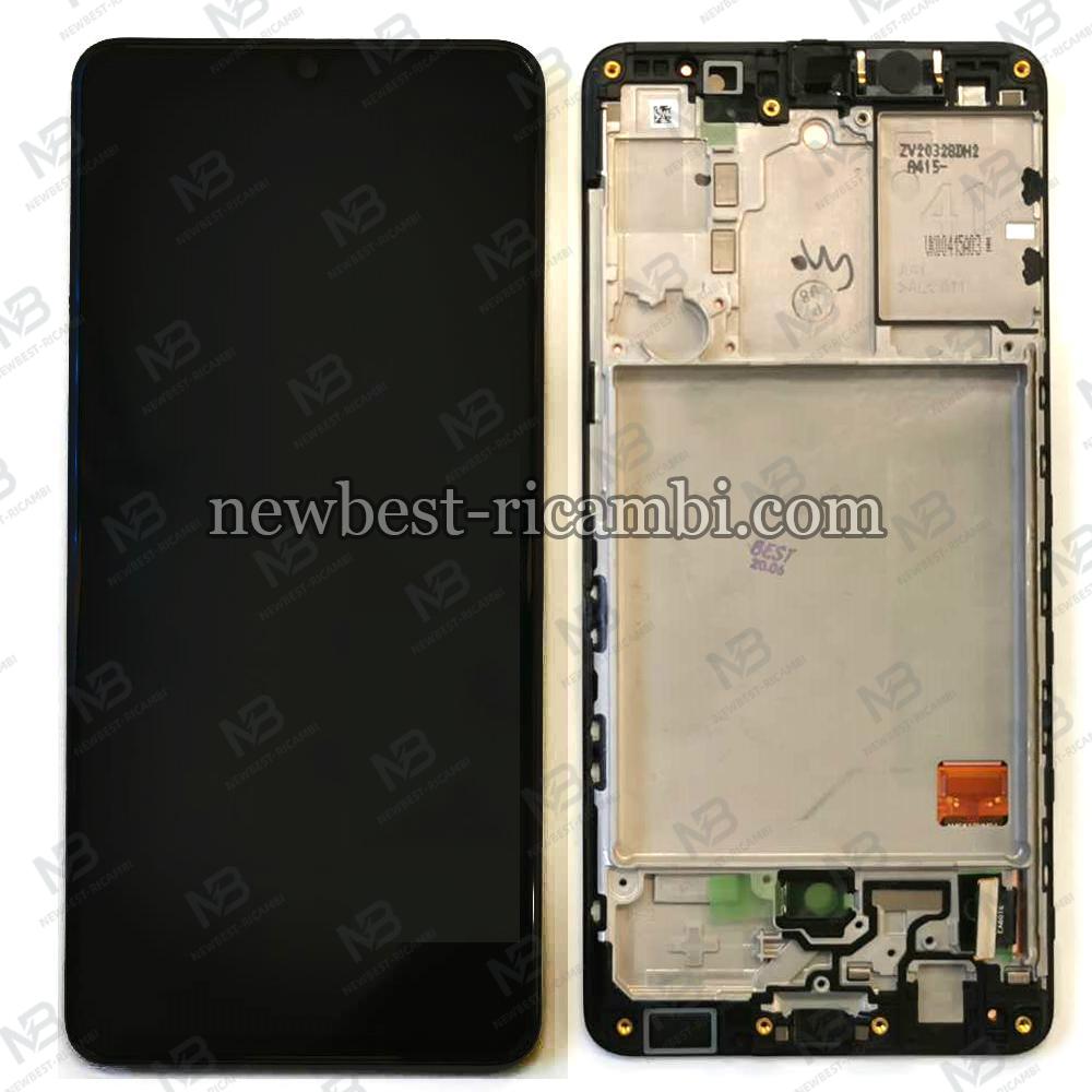Samsung Galaxy A41 A415 Touch + Lcd + Frame Black Service Pack