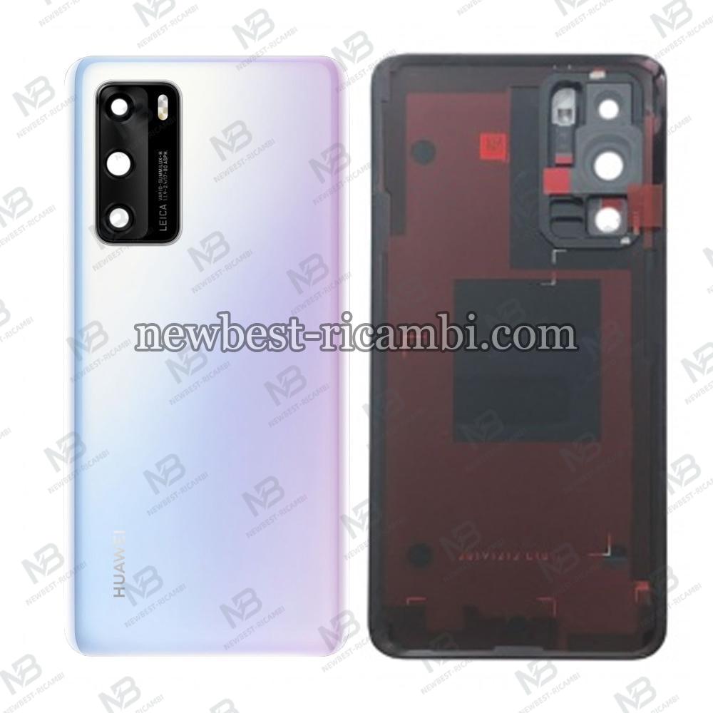 huawei p40 back cover ice white original