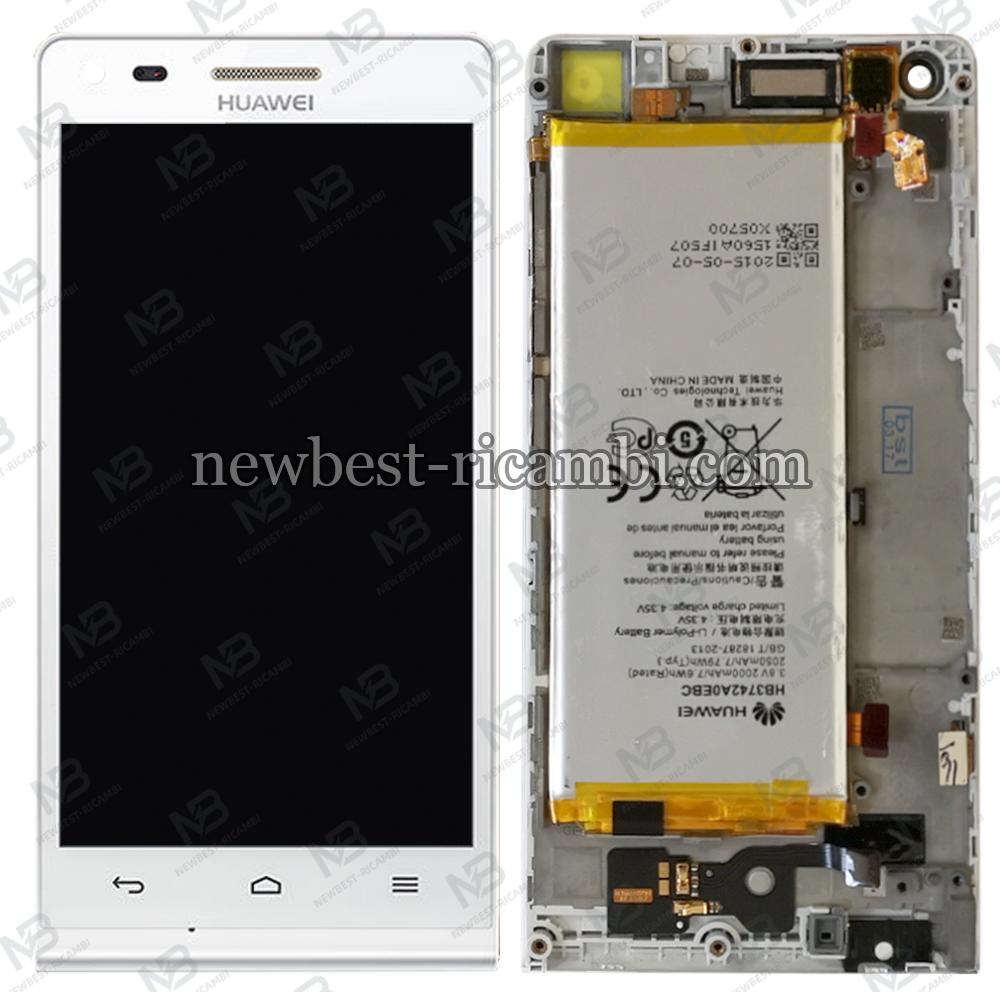 Huawei G6 4G Touch + Lcd + Frame White Original
