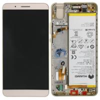 huawei honor 7i shot x touch+lcd+frame gold original