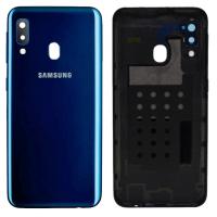 samsung galaxy a20e a202 back cover blue original