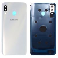 samsung galaxy a30 a305 back cover+camera glass white original