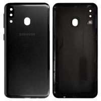 samsung galaxy m20 m205 back cover black original