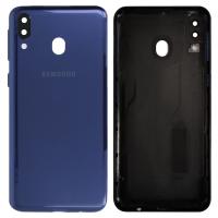 samsung galaxy m20 m205 back cover blue original