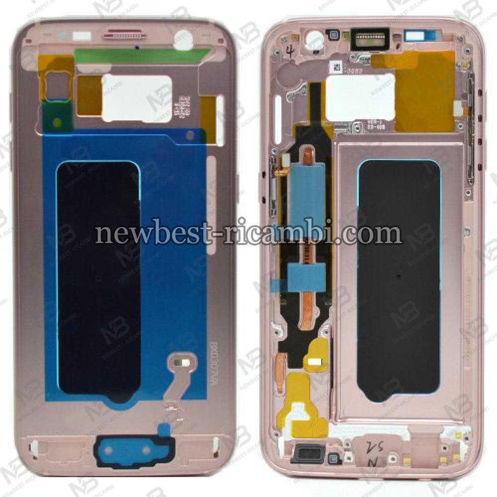 samsung galaxy s7 g930f frame for lcd pink