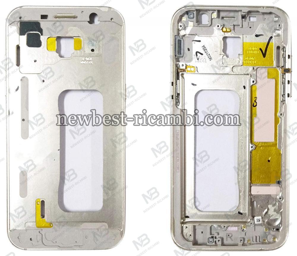 samsung galaxy a3 2017 a320f frame of lcd display gold