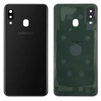 samsung galaxy a205f a20 back cover+camera glass black original