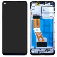 Samsung Galaxy M11 M115 Touch+Lcd+Frame Black Service Pack