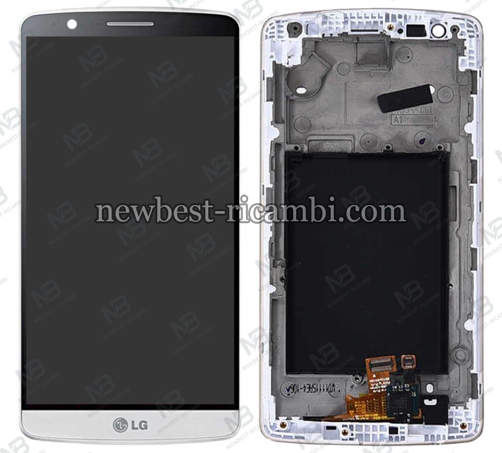 lg g3 mini g3s d722 d725 touch +lcd+frame white