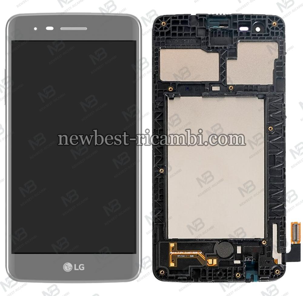 Lg K8 2017 Touch+Lcd+Frame Silver