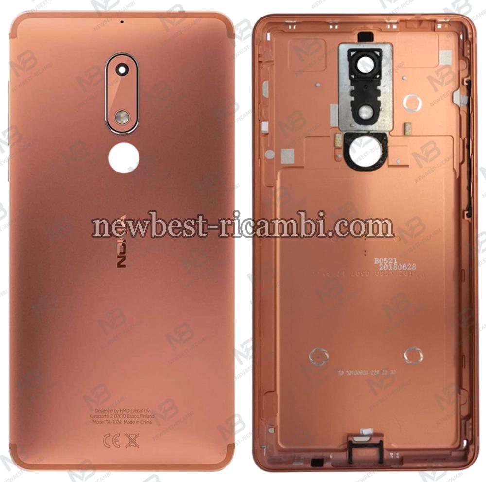 nokia 5.1 back cover orange