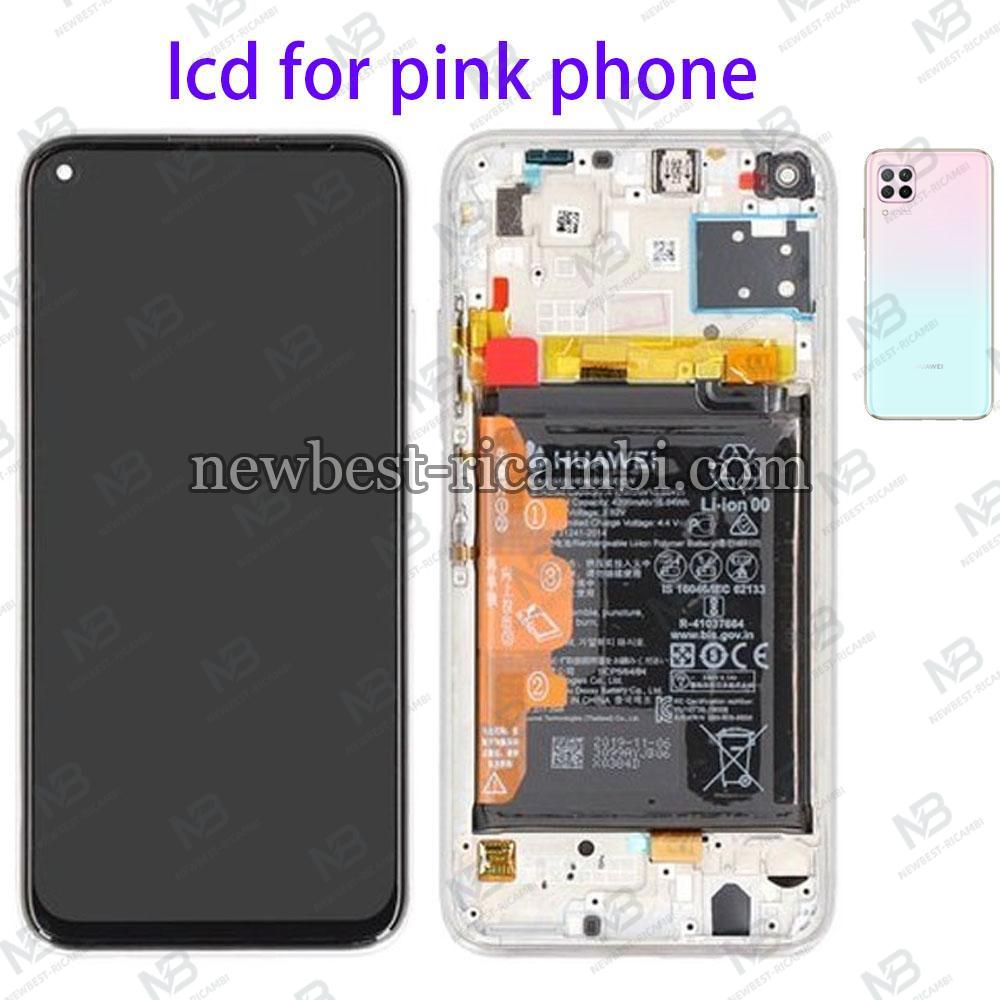 Huawei P40 Lite Touch+Lcd+Frame Battery Breathing Crystal Service Pack