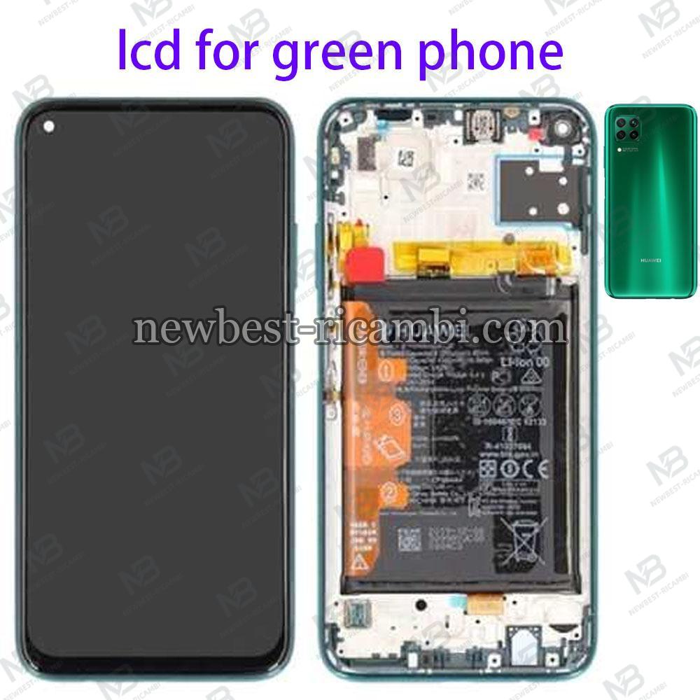 Huawei P40 Lite Touch+Lcd+Frame Battery Green Service Pack