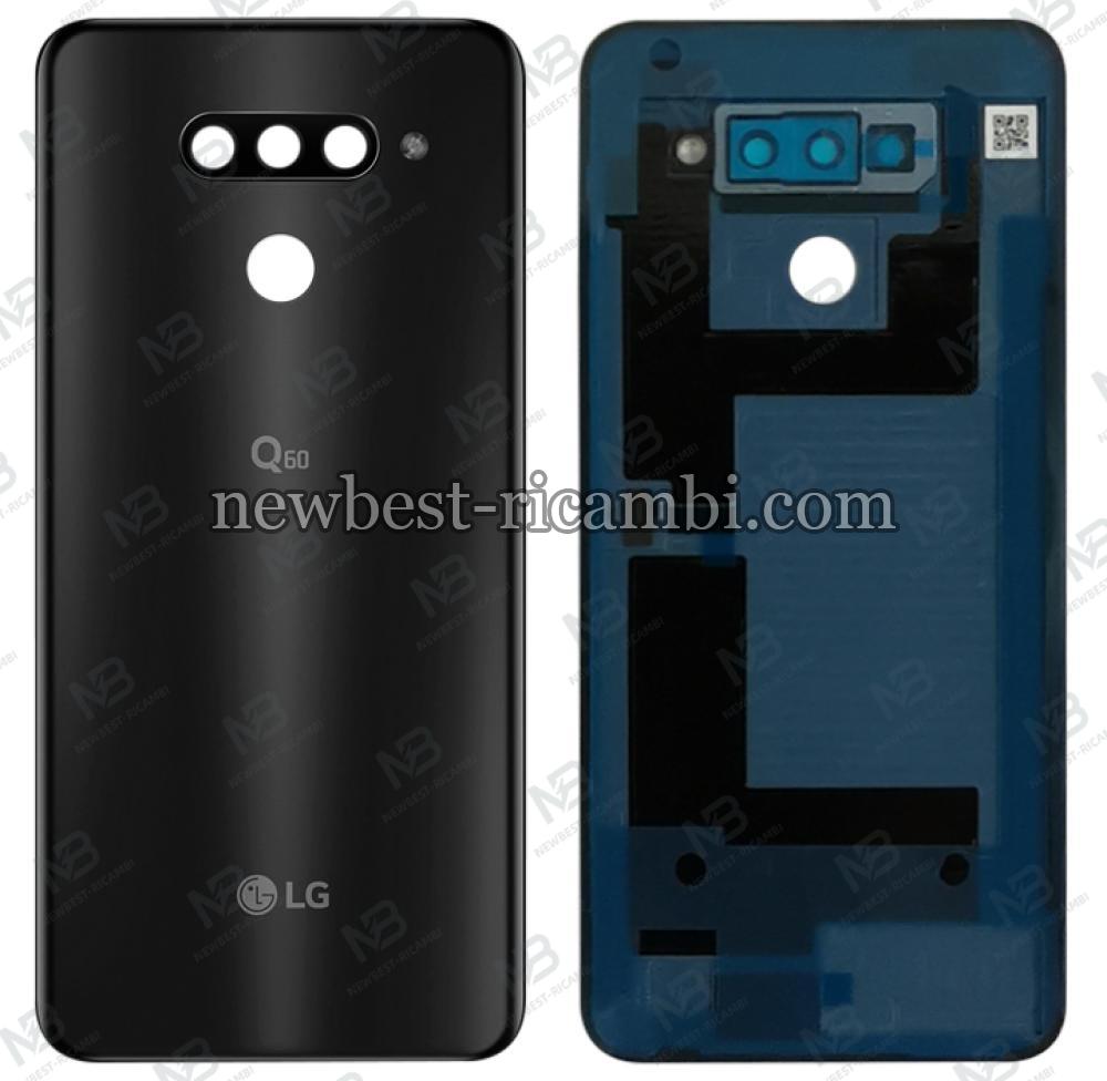 LG Q60 back cover black
