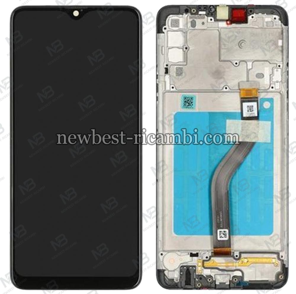 Samsung Galaxy A20s 2019 A207 Touch + Lcd + Frame Black Service Pack