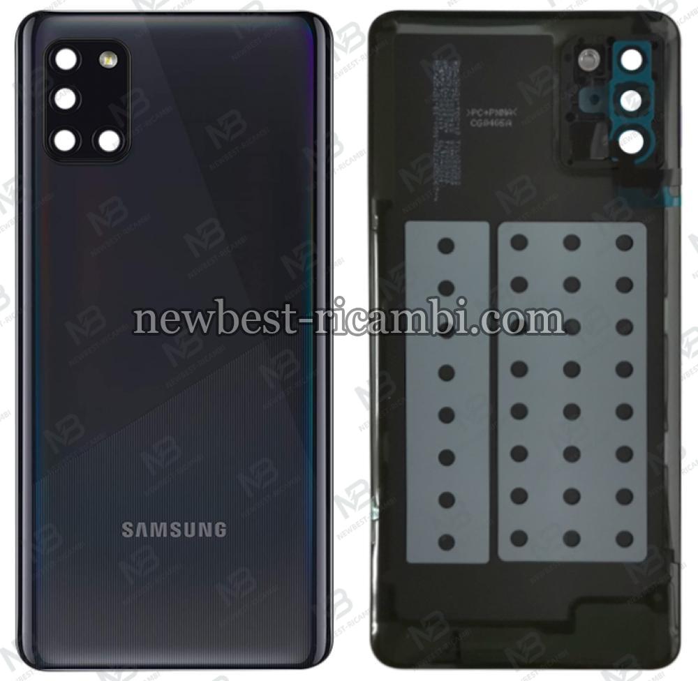 samsung galaxy a31 a315 back cover+camera glass black original