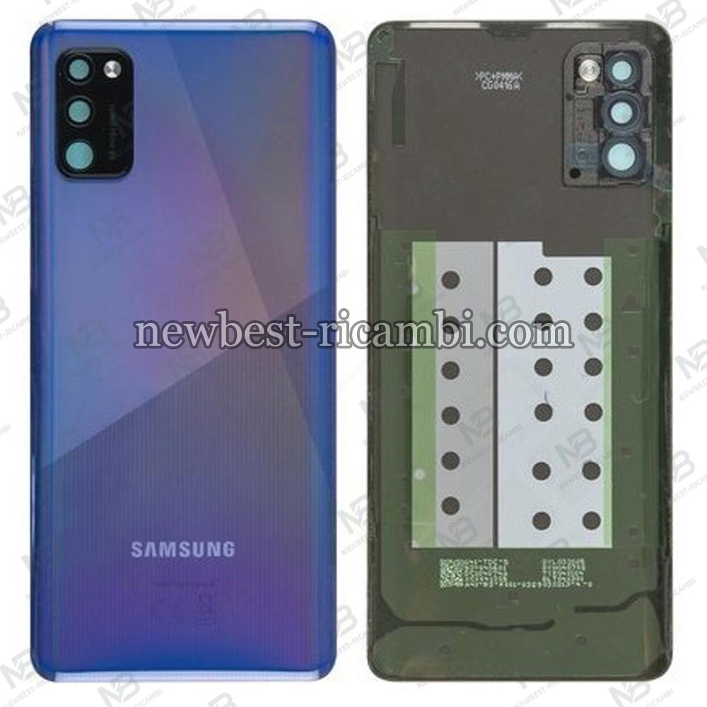 samsung galaxy a41 a415 back cover+camera glass blue original