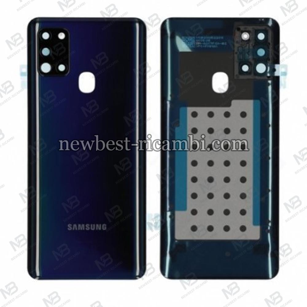 Samsung Galaxy A21s A217 Back Cover+Camera Glass Black Original
