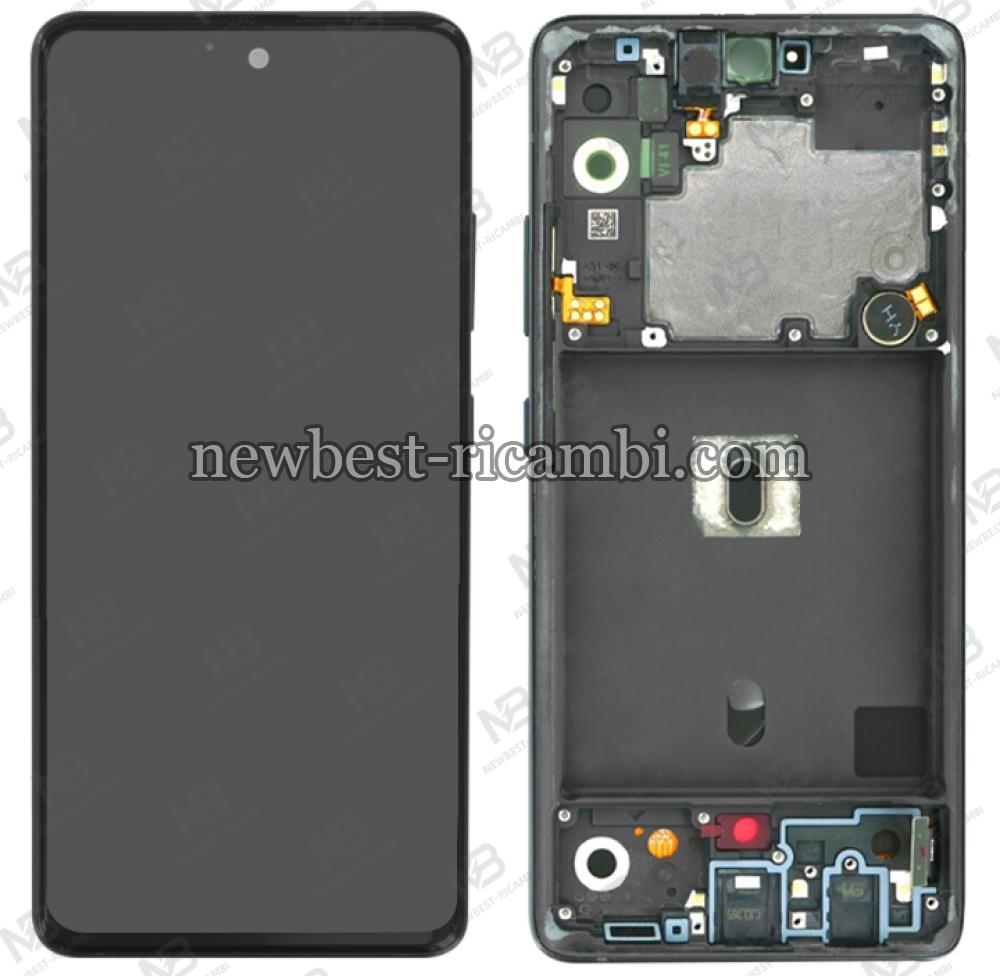 Samsung Galaxy A51 5G A516 Touch + Lcd + Frame Black Service Pack