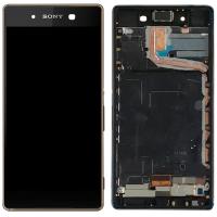 Sony Xperia  Z3+ Z3 Plus Z4 E6553 E6533 touch+lcd+frame gold original