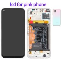 Huawei P40 Lite Touch+Lcd+Frame Battery Breathing Crystal Service Pack