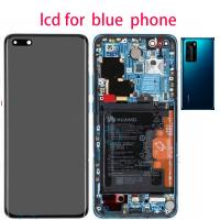 Huawei P40 Pro Touch+Lcd+Frame Battery Blue Service Pack