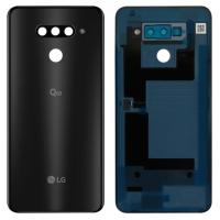 LG Q60 back cover black