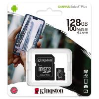 KINGSTON Canvas Select Plus microSD 128GB Class10 UHS-I Adapter Sdcs2