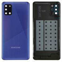 samsung galaxy a31 a315 back cover+camera glass blue original