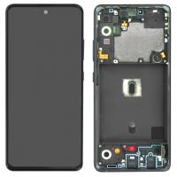 Samsung Galaxy A51 5G A516 Touch + Lcd + Frame Black Service Pack