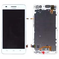 Huawei G620s Touch + Lcd + Frame White Original