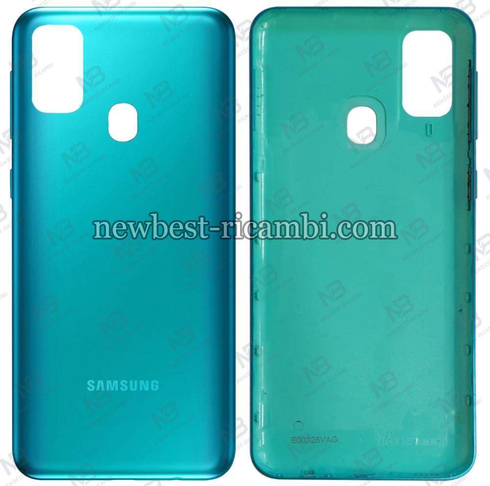 samsung galaxy m21 m215 back cover green original