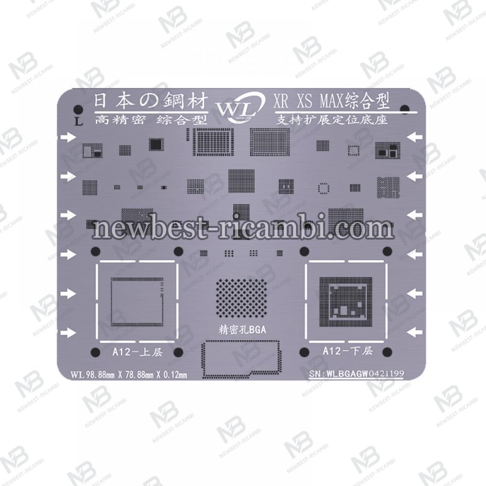 WL BGA Reballing Stencil per il iPhone XR XS MAX