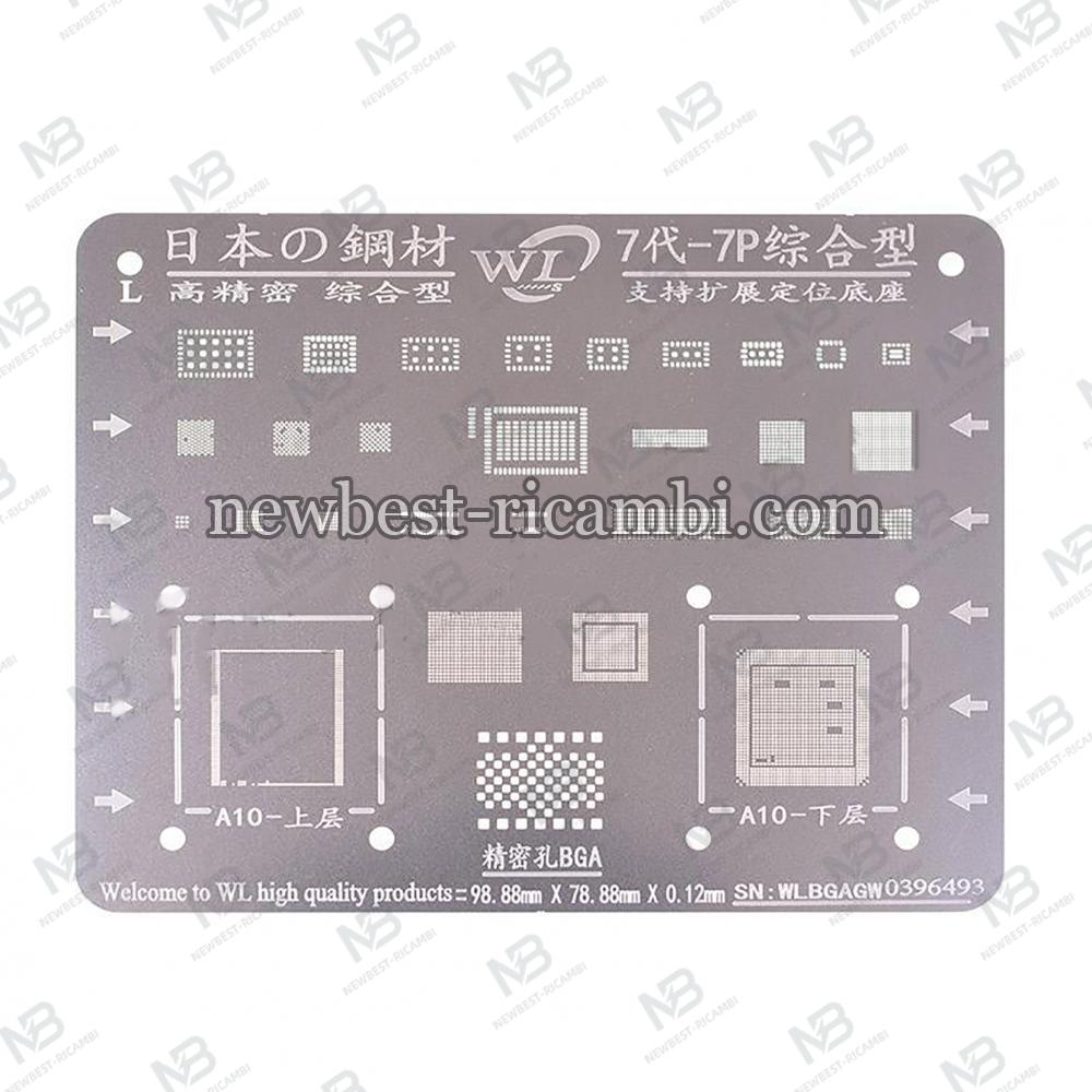 WL BGA Reballing Stencil per il iPhone 7-7P