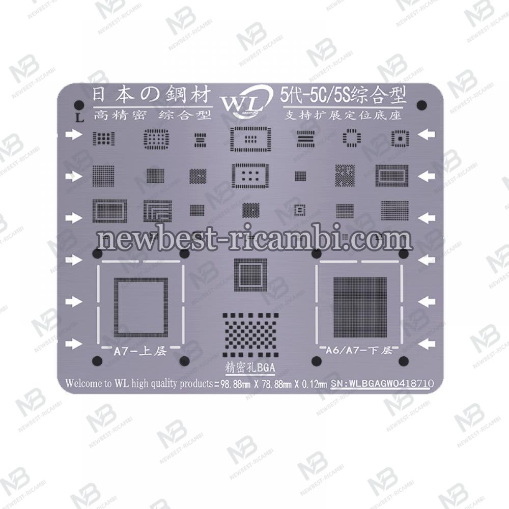 WL BGA Reballing Stencil per il iPhone 5-5C-5S