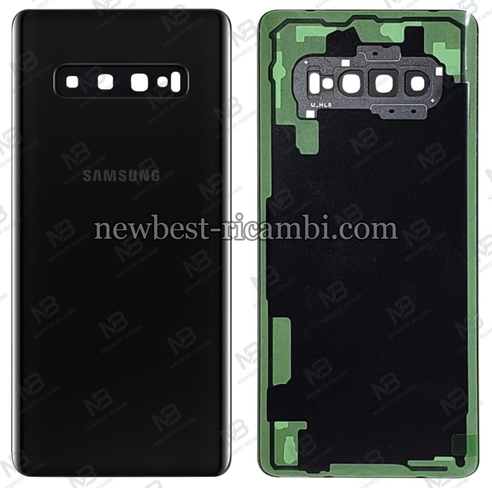 samsung galaxy S10 plus G975f back cover+camera glass black AAA