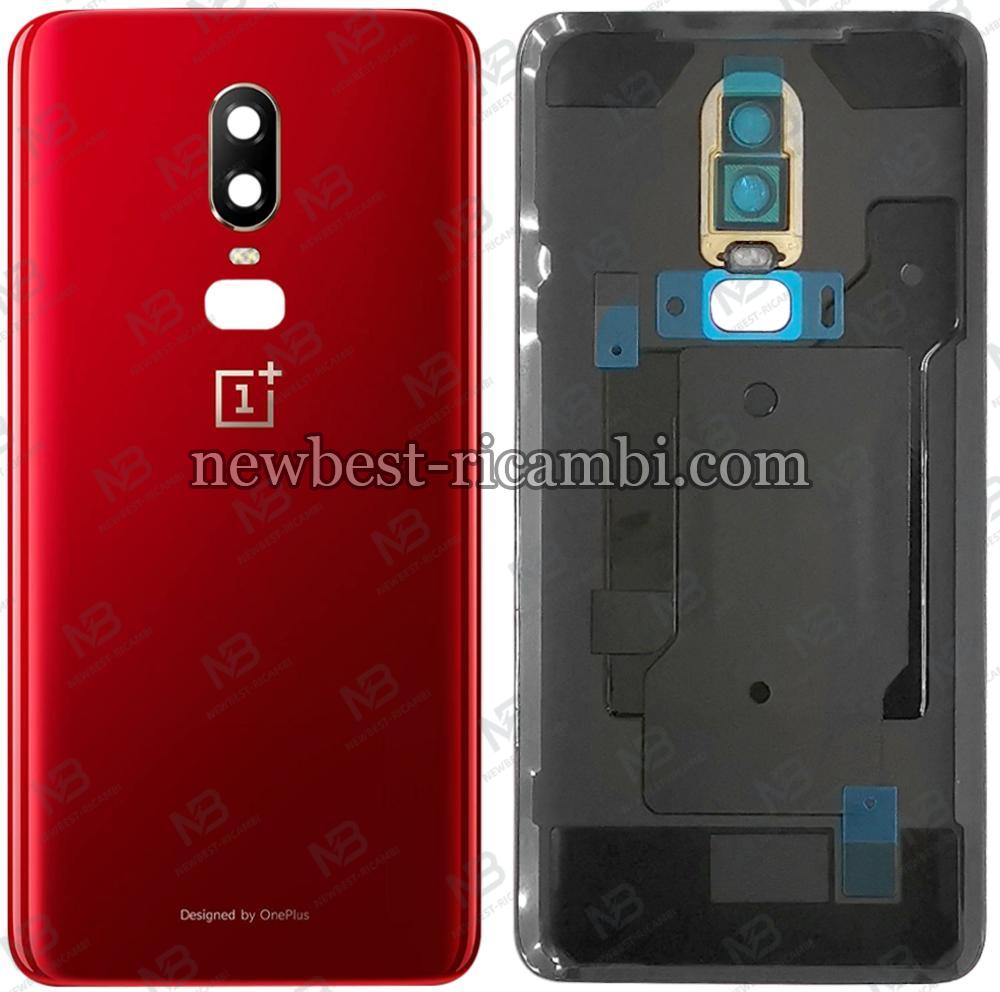 one plus 6 1+ 6 back cover+camera red