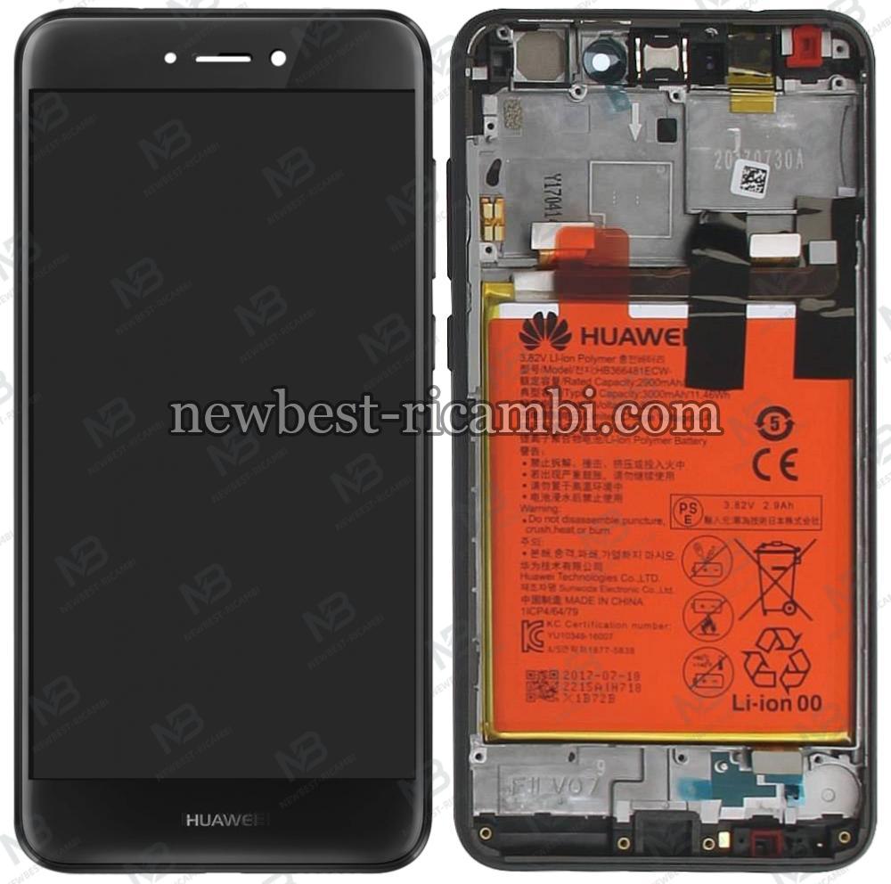Huawei P8 Lite 2017 pra-lx3 Touch+Lcd+Frame Battery Black Service Pack