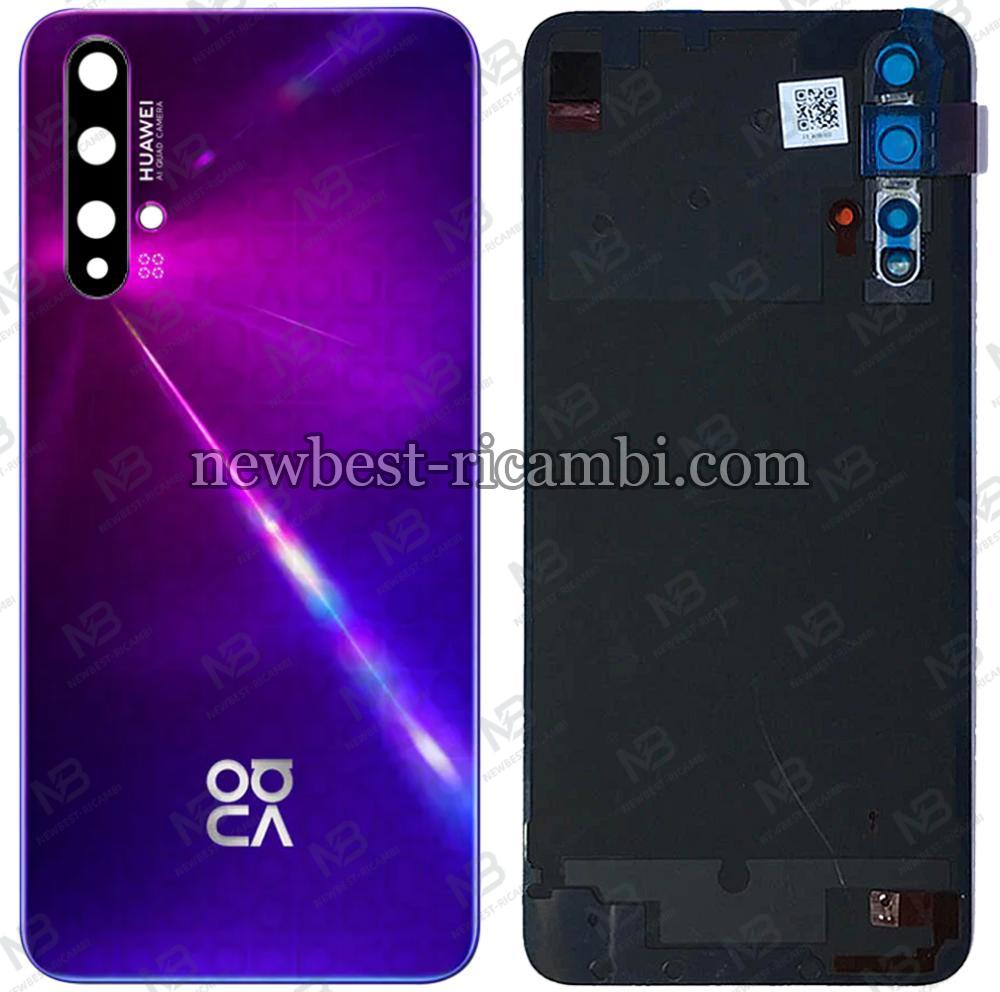 huawei nova 5t back cover+camera glass violet original