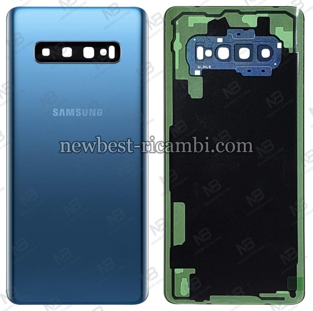 samsung galaxy S10 plus G975f back cover+camera glass blue AAA