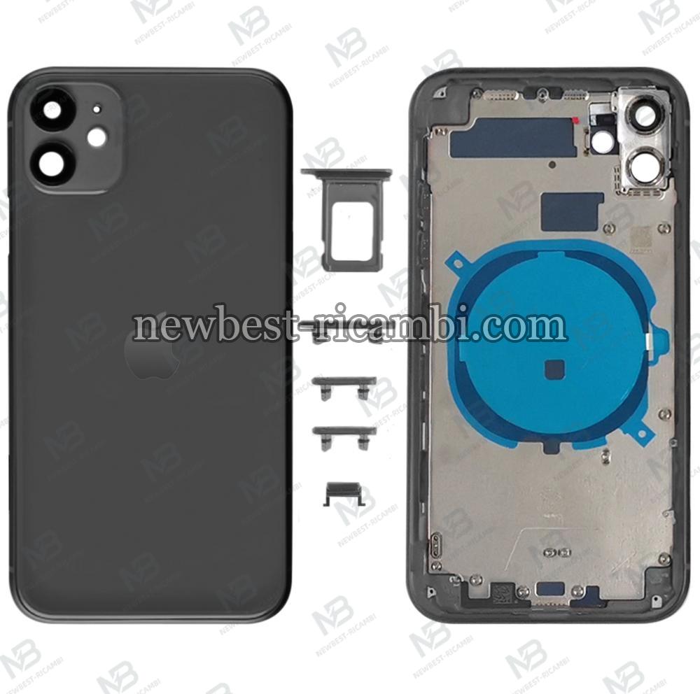 iPhone 11 back cover with frame black OEM
