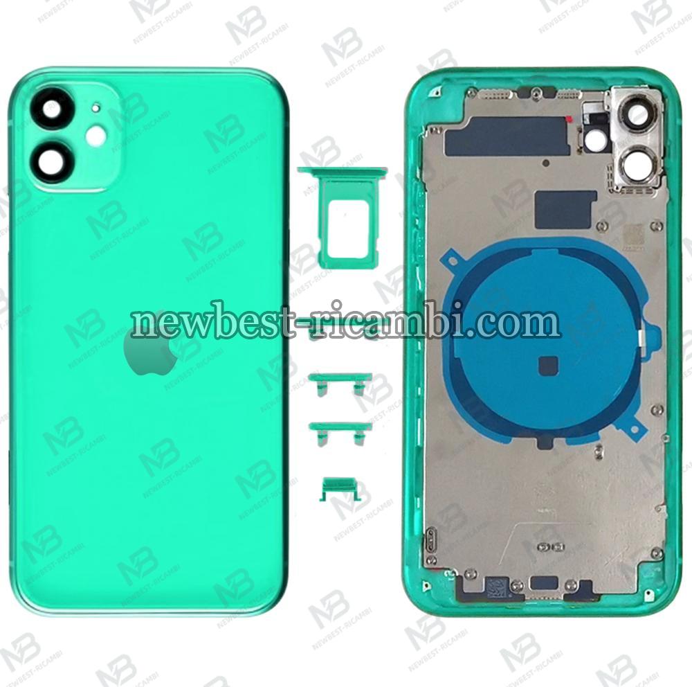 iPhone 11 back cover with frame green OEM
